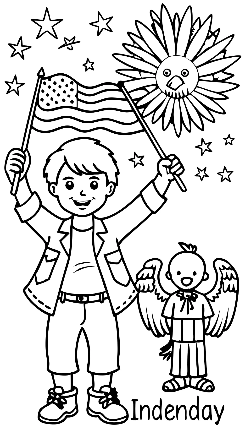 independence day coloring pages